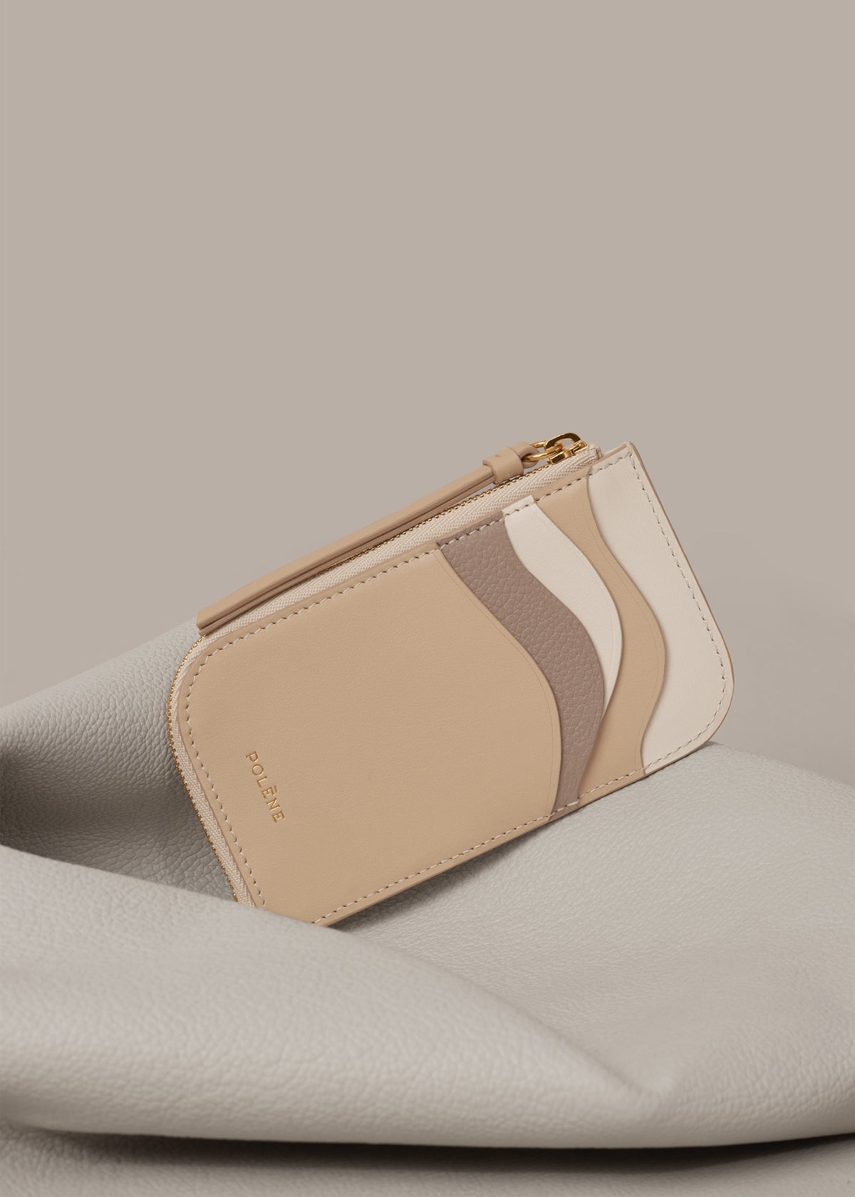 Porte cartes Atla - Trio Taupe
