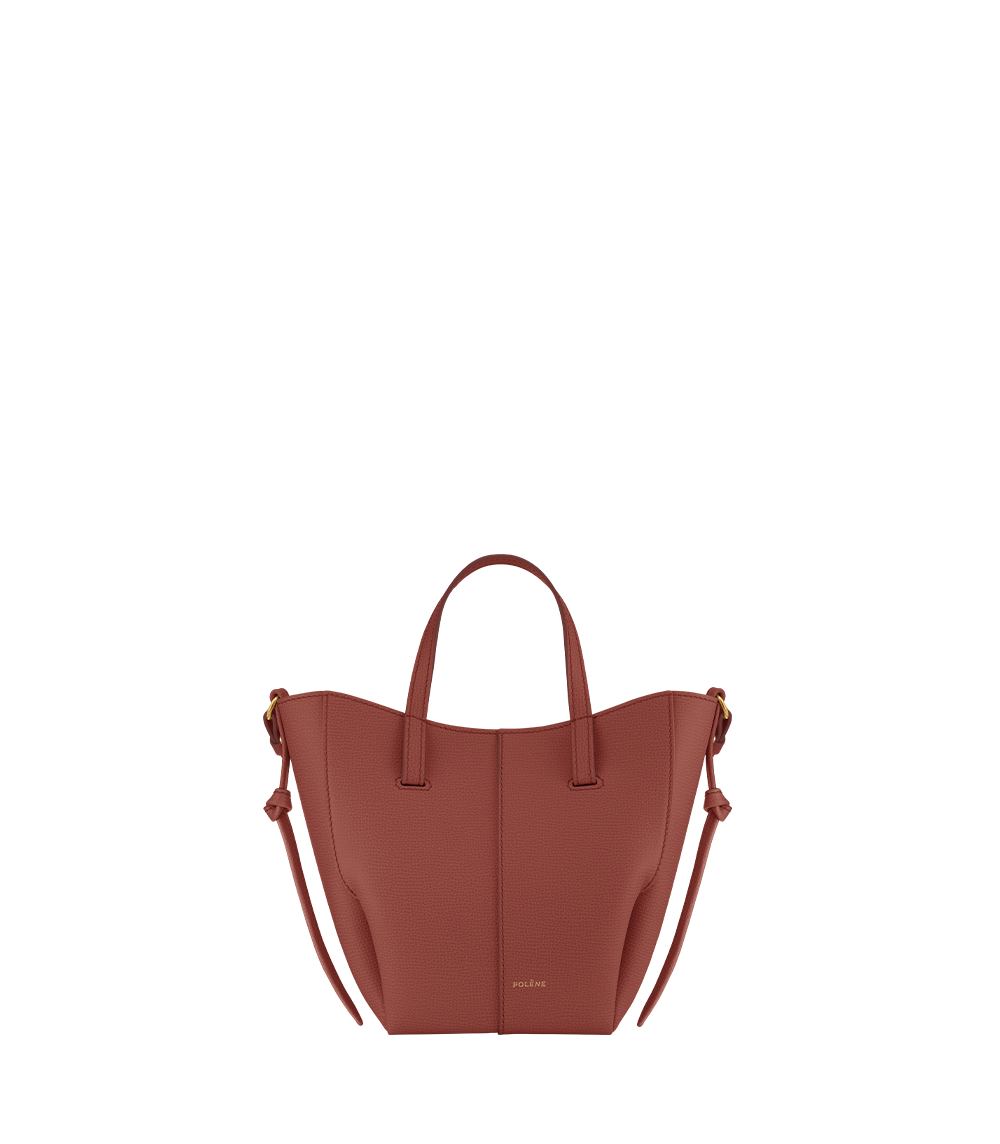 Cyme Tote Nano - Terracotta Grainé