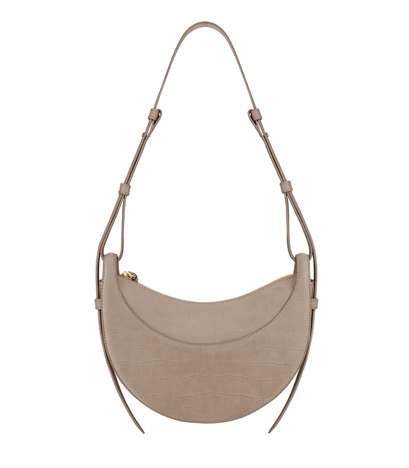 Numéro Dix - Taupe Nubuck Crocodile